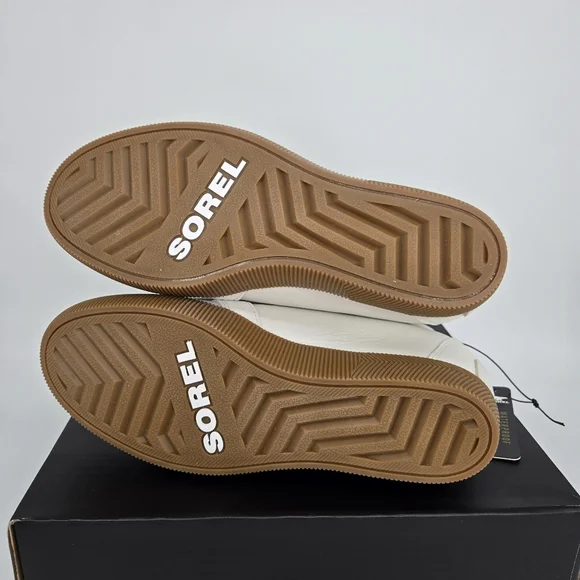 New Sorel Out N About Pull On Wedge Booties Leather Boots Women's Size 8 - Picture 7 of 8